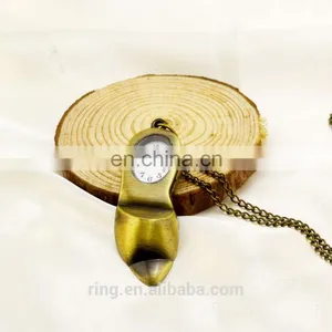 Unique Metal Pocket Watch High-heel Shoe Pocket Watch in Bulk thumbnail-3