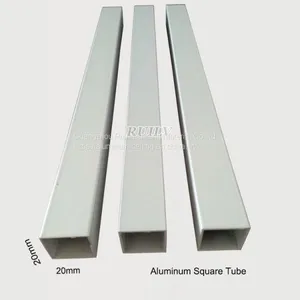50*100mm Aluminum Square Tube for Wall Decoration thumbnail-2