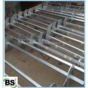 Square Helical Screw Piles for Anchoring Installation thumbnail-3