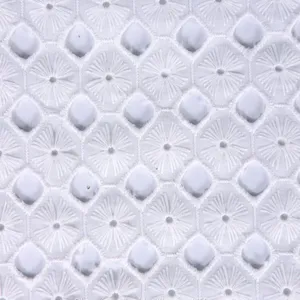 Cotton Embroidery Lace Fabric With Holes thumbnail-3