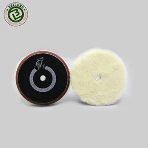 100% Lambs Car Polishing Pad / Wool Buffing Pad for Car Polishing thumbnail-1