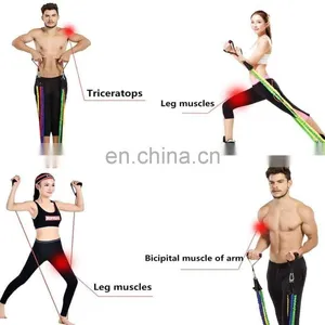 Pull Up Resistance Band Custom Logo 11 Pcs Elastic Fitness Resistant Band thumbnail-7
