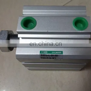 Aluminum Alloy Double Acting Compact Air Cylinders CKD SSD2-L-50-30-TOH-D-N-W1 Gas Cylinder thumbnail-1