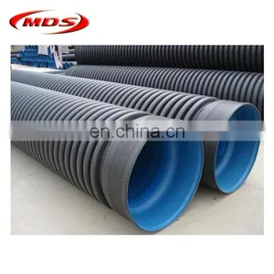 Underground Water Supply Large Diameter Plastic Corrugated Drainage Pipe 2500mm thumbnail-2