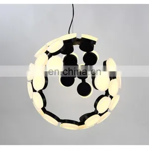 Nordic Style Easy Personality Art Creative Chandelier Globe Ceiling Light Acrylic Chandelier Light thumbnail-3