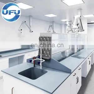School Lab Equipment Metal Steel Chemistry Island Workbench thumbnail-2