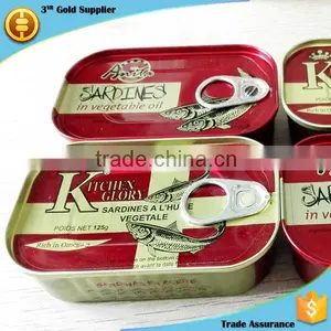 125g Easy Open Fresh Halal Canned Sardine Factory With Best Quality thumbnail-4