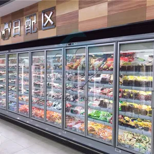 Cheap Supermarket Refrigerator Open Case Cooler Cooler Freezer Refrigerator Sold in China thumbnail-5