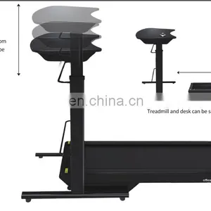 Small Walking Treadmill Treadmill for Home Use With 45cm Running Belt Wide With Electric Stand up Desk 2018 New thumbnail-2