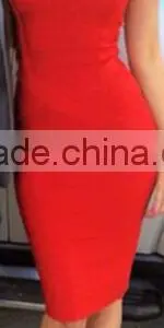 Summer Dress 2014 New Fashion Red Black White Beige Blue Sweetheart Strap Long Midi Ladies Evening Christmas New Year Party Band thumbnail-2
