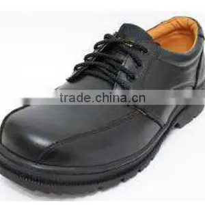 Made in Taiwan High Quality Brand Low Cut Black Steel Toe Leather Industrial Safety Shoe thumbnail-2