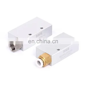 SNS SCV CCV Series High Quality Pneumatic Aluminum Alloy Air Vacuum Ejector Vacuum Generator thumbnail-2