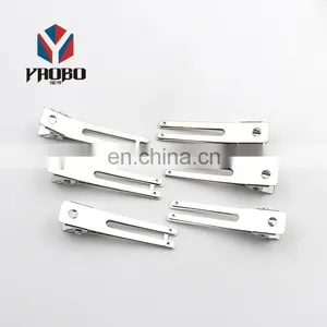Fashion High Quality Metal 45mm Double Prong Alligator Hair Clip thumbnail-1