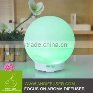 Wholesale Special Design 400ml Green Round Electric Aromatherapy Air Diffuser Machines thumbnail-2
