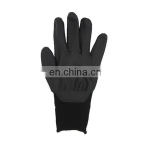 Anti Cut Resistant 13G Impact Polyester Liner Working Nitrile Coated Safety Working Gloves thumbnail-3