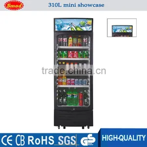 310L Glass Door Supermarket Refrigerator/display Showcase thumbnail-1