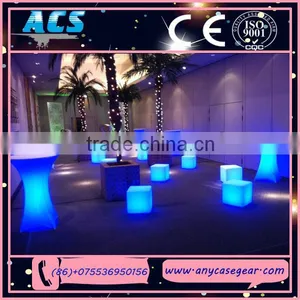 ACS 40cm*40cm*40cm Colorful Waterproof Plastic Led Cube thumbnail-6