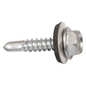 Hexagonal Head Self Drilling Screw With EPDM Assembled Washer thumbnail-3