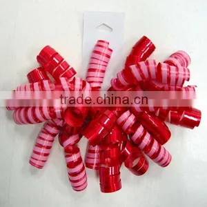 Solid Gross Printed Transparent Multi-colors Poly Curly Bows/Poly Ribbon Gift Wrapping Bows/Decoration Ribbons thumbnail-5