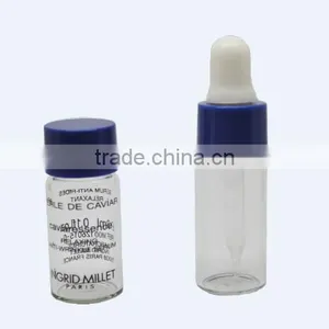 3ml Transparent Glass Bottle With Plastic Dropper and Cap thumbnail-1