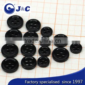 Black Colour of River Shell Buttons ,river Shells Shirt Buttons thumbnail-1