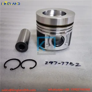 3066 Engine Piston Kit With Pin&clips 297-7752 2977752 For CAT thumbnail-1