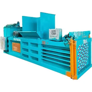 Industrial Solid Waste Baler Decorative Domestic Waste Baler Factory Source for Apparel Beverages Textiles Bottles Pouches Cases thumbnail-2