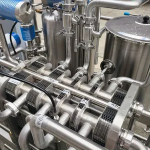 High-Efficiency Industrial Pasteurizer | Stainless Steel Juice Milk Sterilizer | Automatic Heat Exchange Unit thumbnail-3