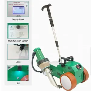 New 2600kW 220V Tarpaulin PVC Sheet Joint Welding Hot Air Seam Sealing Machine for Banner Textile Plastic Welder thumbnail-4