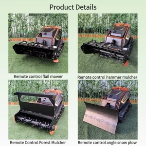 Self-Propelled Cordless Remote Control Lawn Mower MTSK1000 Flail Mower With 4-Stroke Engine Spare Parts Kit Reliable Service thumbnail-3