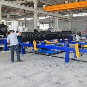 HDPE Structure Wall Marine Pipe Machine for DN300-DN4500 Production With PLC Control thumbnail-5