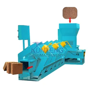 Heavy Duty Coconut Coir Straw Horizontal Briquetting Baling Machine thumbnail-1