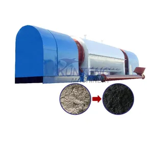 Smoke Free Charcoal Making Machine Biochar Production Machine Sugarcane Bagasse Charcoal Making Oven EPC thumbnail-1