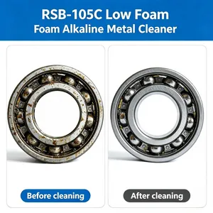 RSB‑103C Ferrous Metal Parts Cleaner, Low‑Foam Rust‑Inhibiting Formula Remove Oil Cutting Fluid Dust for Machinery Industry thumbnail-1