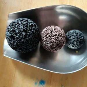 Volcanic Stone Fragrance Balls - Porous Diffusing Stones - Hand-selected and Polished for Home, Vehicle Use, Fragrance Stones. thumbnail-2