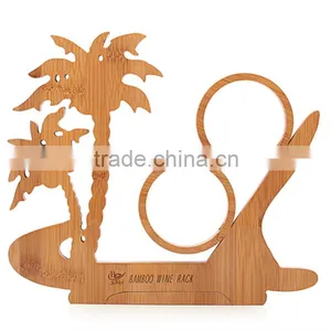 2016 Wooden Wine Rack, Wine Display Rack, Bamboo Wine Rack thumbnail-5