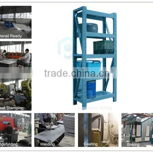 Used Warehouse Storage Racks Clothing Factory Metal Storage Shelfs thumbnail-3