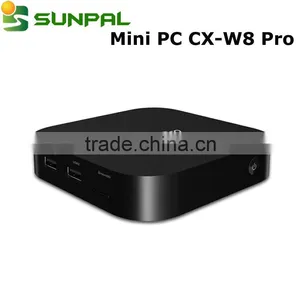 Window10 Wintel CX-W8 Pro Mini PC Box Z8300 Chip Smart Portal MINI Computer RAM 2G DDR3 ROM 32GB Flash thumbnail-2