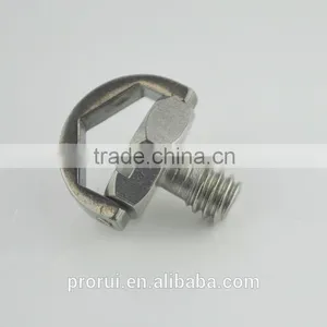Ideas for Mini Company Professional Manufacturer Hidden Camera Screw Stainless Steeel 1/4'' D Ring Slotted Camera Screw thumbnail-2
