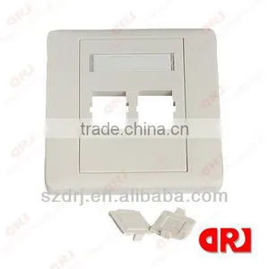 RJ45 RJ11 Dual Face Plate Direct Manufacturer thumbnail-1