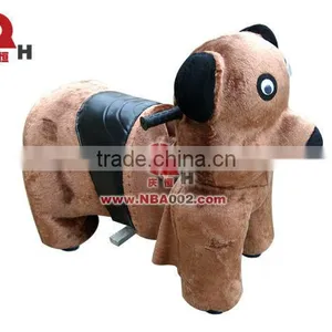 QHKR12 Brown Puppy Electric Kiddie Ride thumbnail-1