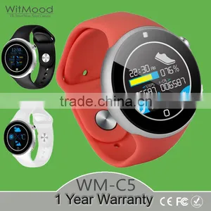 Bluetooth Smart Watch C5 Waterproof WristWatch Sport Pedometer Sim Card Smartwatch Heart Rate+UV+Temperature+G Sensor Quality Choice thumbnail-1