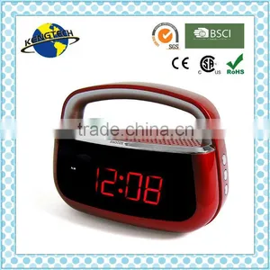 Top Quality LED Aux in Jack Portable Clock Radio thumbnail-3