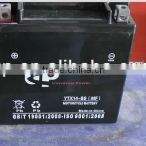 Maintenance Free Motorcycle BatteryTYX14-BS 12v12ah thumbnail-1