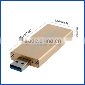 External USB3.0 to 2230/2242mm M.2 NGFF SSD Enclosure Storage Case thumbnail-4
