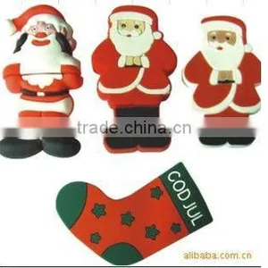 Promotional Xmas/Christmas Newest Cartoon Different Shape Usb Pen Drives thumbnail-1