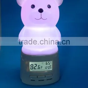 Baby Night Light With 7color Light & Thermometer thumbnail-1