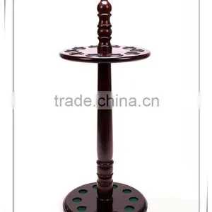 10 Holes Wood Billiard Cue Rack thumbnail-1