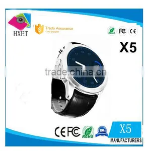 X5 Touch Screen Mobile Phone Watch Android Wifi Mt2601 Smart Watch thumbnail-1