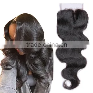 Best Selling Brazilian Human Hair U Part Hair Lace Closure thumbnail-1